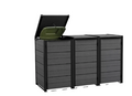 Keter Hideaway - 3 Bin (Grey)
